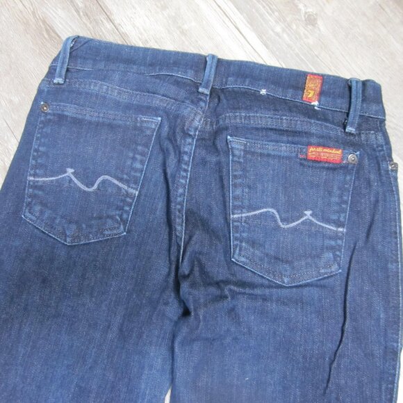 7 For All Mankind Women's Kaylie Blue Jean - Picture 5 of 5